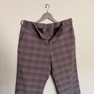 Nike Brown Plaid Sweatpants